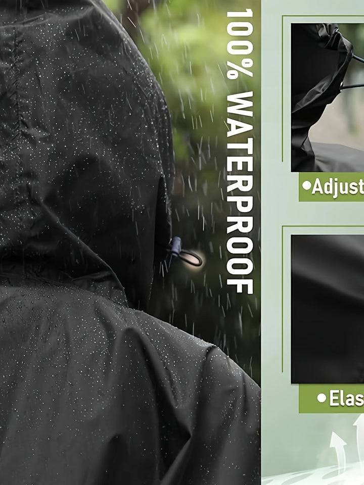 Drune | Wasserdichter Regenponcho Mit Kapuze