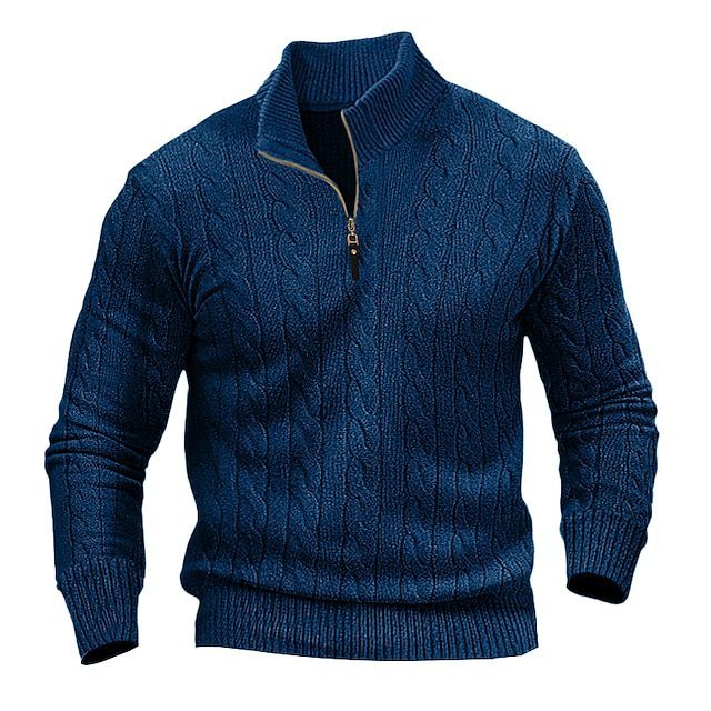 Drune | Herrenpullover mit Reißverschluss