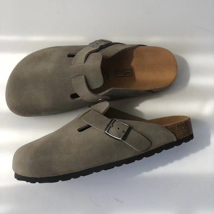 Drune | Unisex Leder Boston Sandalen: Stil und Qualität in einem