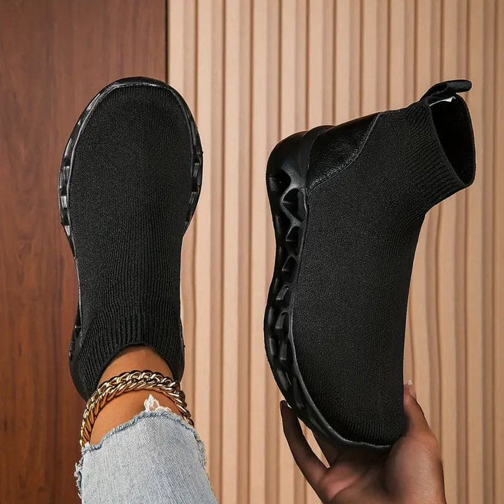 Drune | Hohe Sneakers Dehnbare Atmungsaktive Obermaterial Leichtgewicht Stoßdämpfende Sohle Slip-On