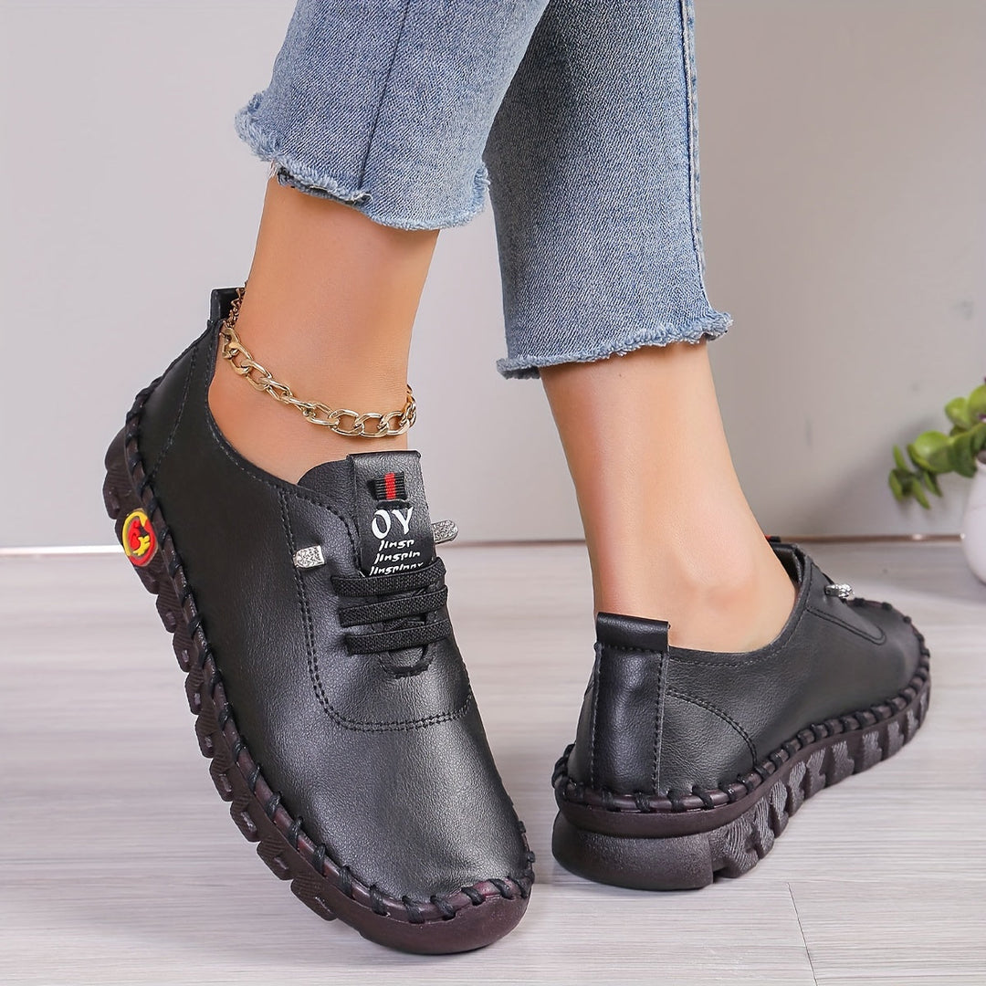 Drune | Bequeme Lederschuhe Mit Runder Spitze