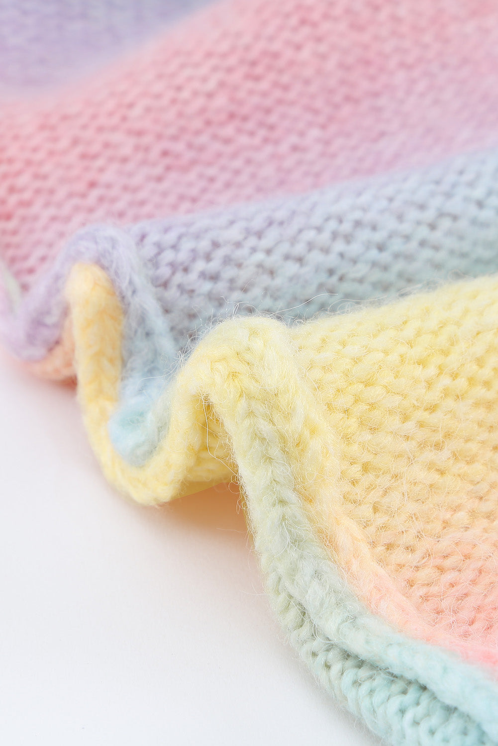 Drune | Gradient Offene Vorderseite Fallendes Schulter Cardigan