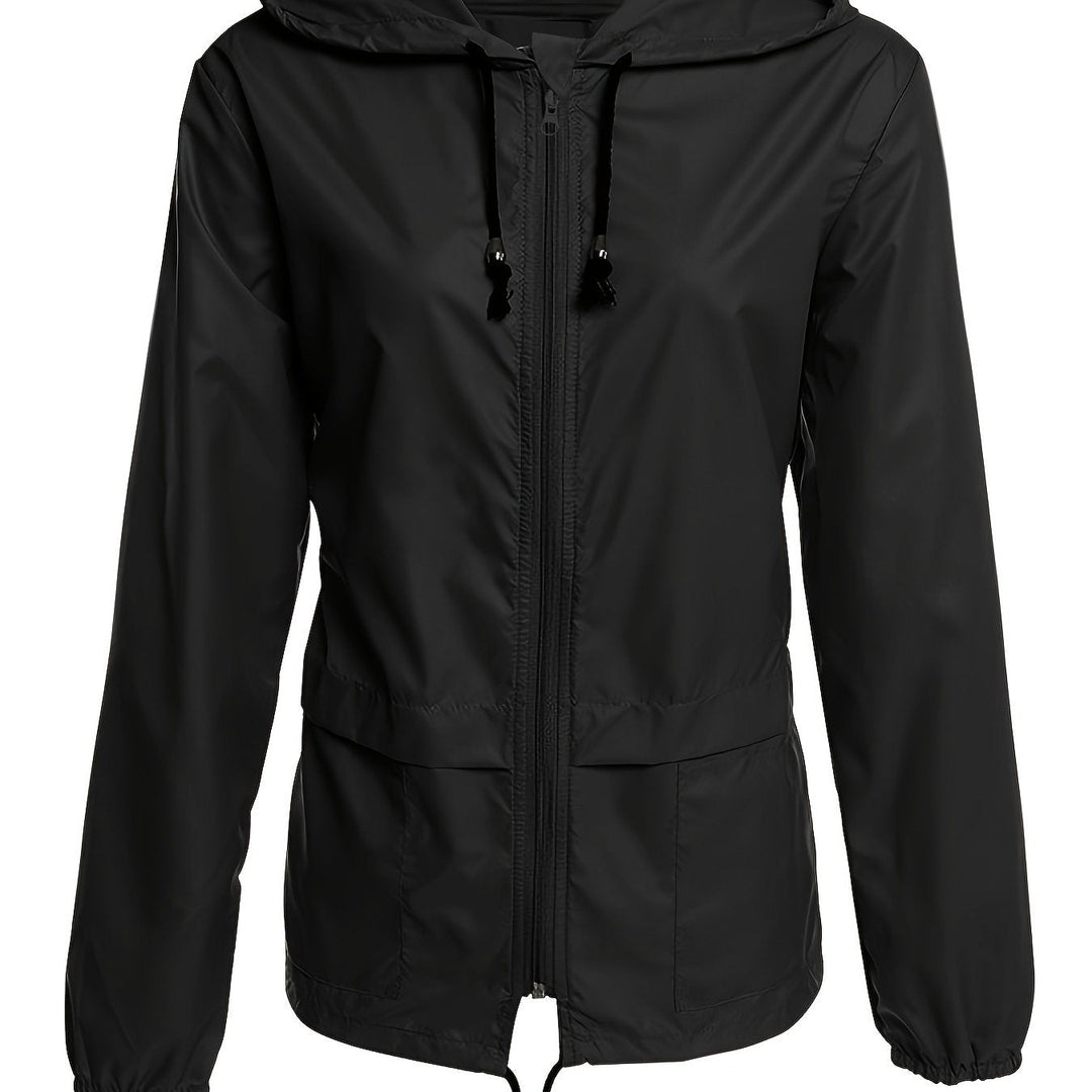 Drune | Einfarbige Windjacke mit Langen Ärmeln