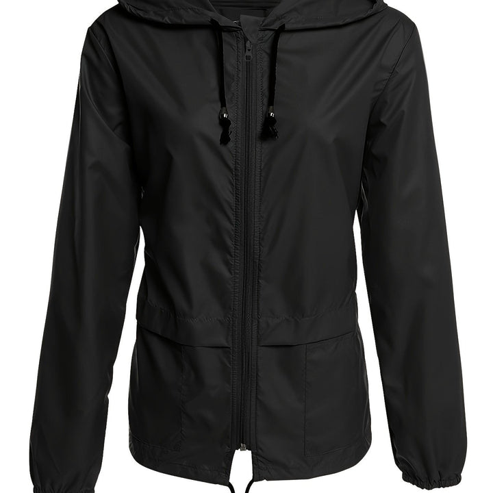 Drune | Einfarbige Windjacke mit Langen Ärmeln