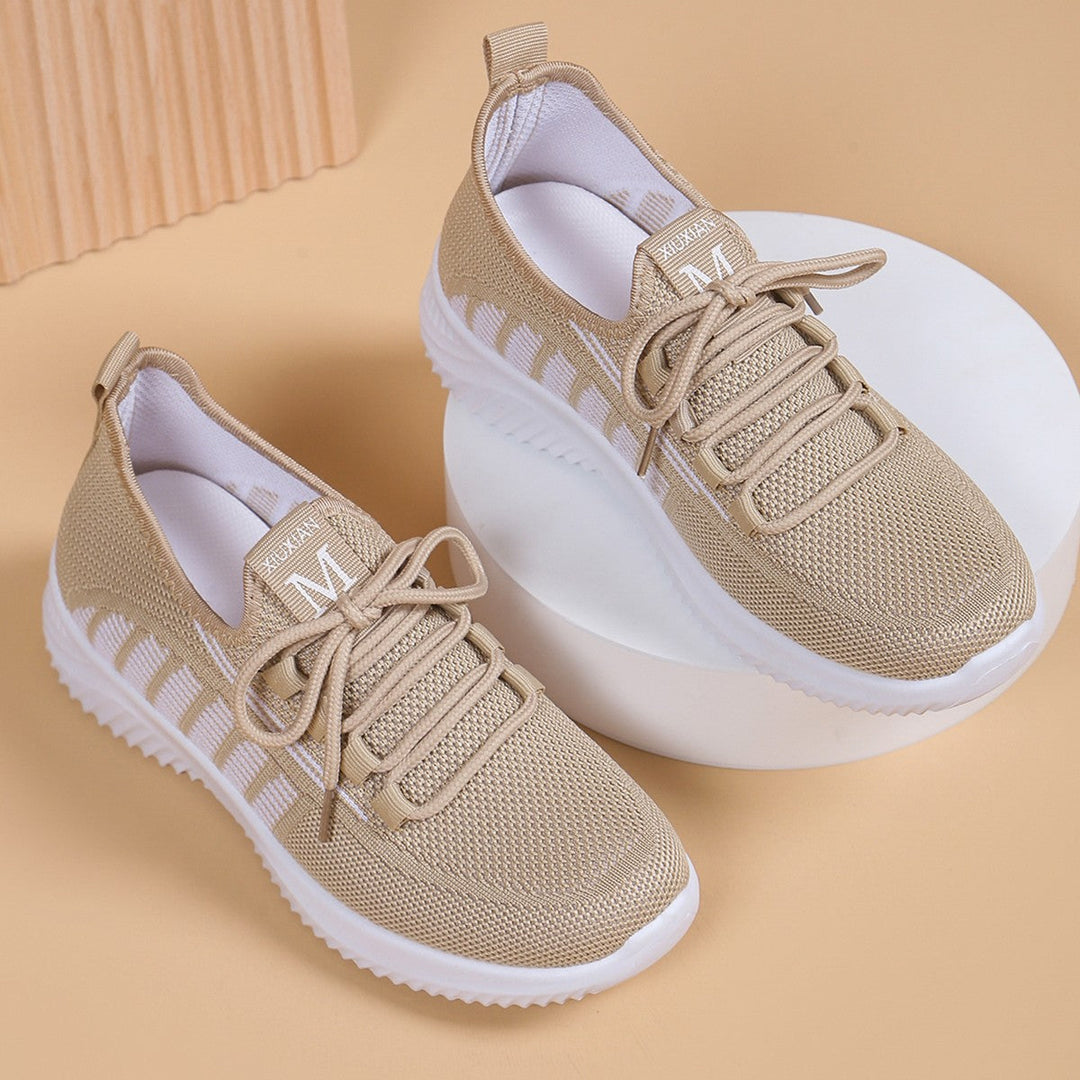 Drune | Damen Rund Zehen Ballerinas Sport Sneakers