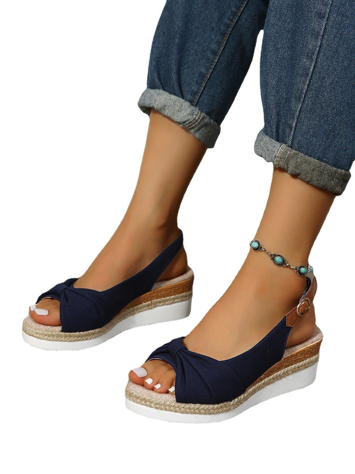 Drune | Damen Keilsandalen