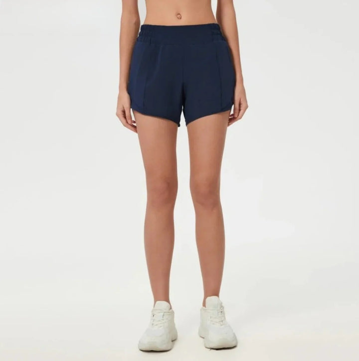 Drune | Yoga-Shorts mit hoher Taille und Bauch