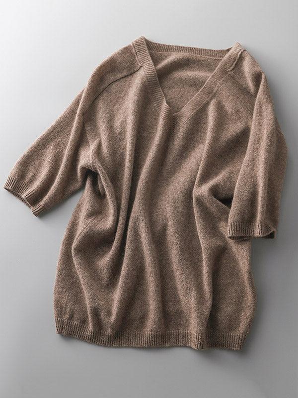 Drune | weicher Cashmere-Pullover mit V-Ausschnitt für Damen