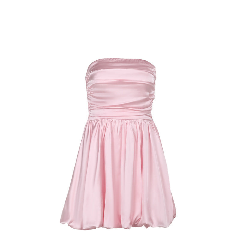 Drune | Off-Shoulder Tube Top Kleid Frauen