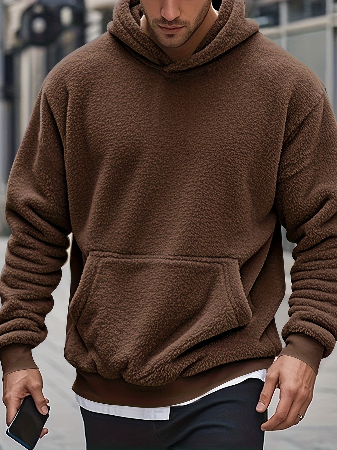 Drune | Weiche Fleece-hoodie Polyester Komfort und Stil