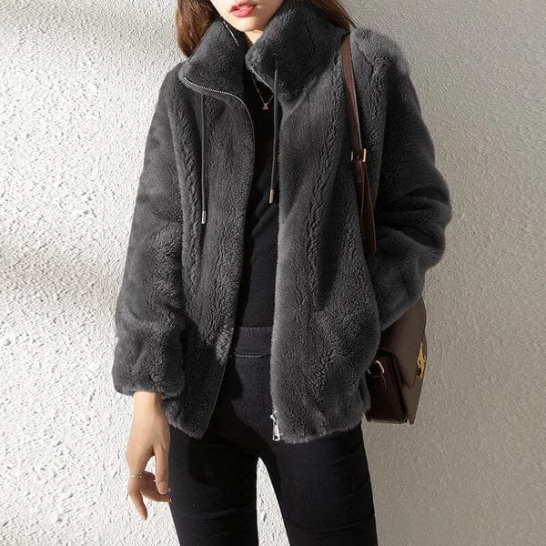 Drune | Fleecejacke Chic Moderner Stil Ideal für den Winter