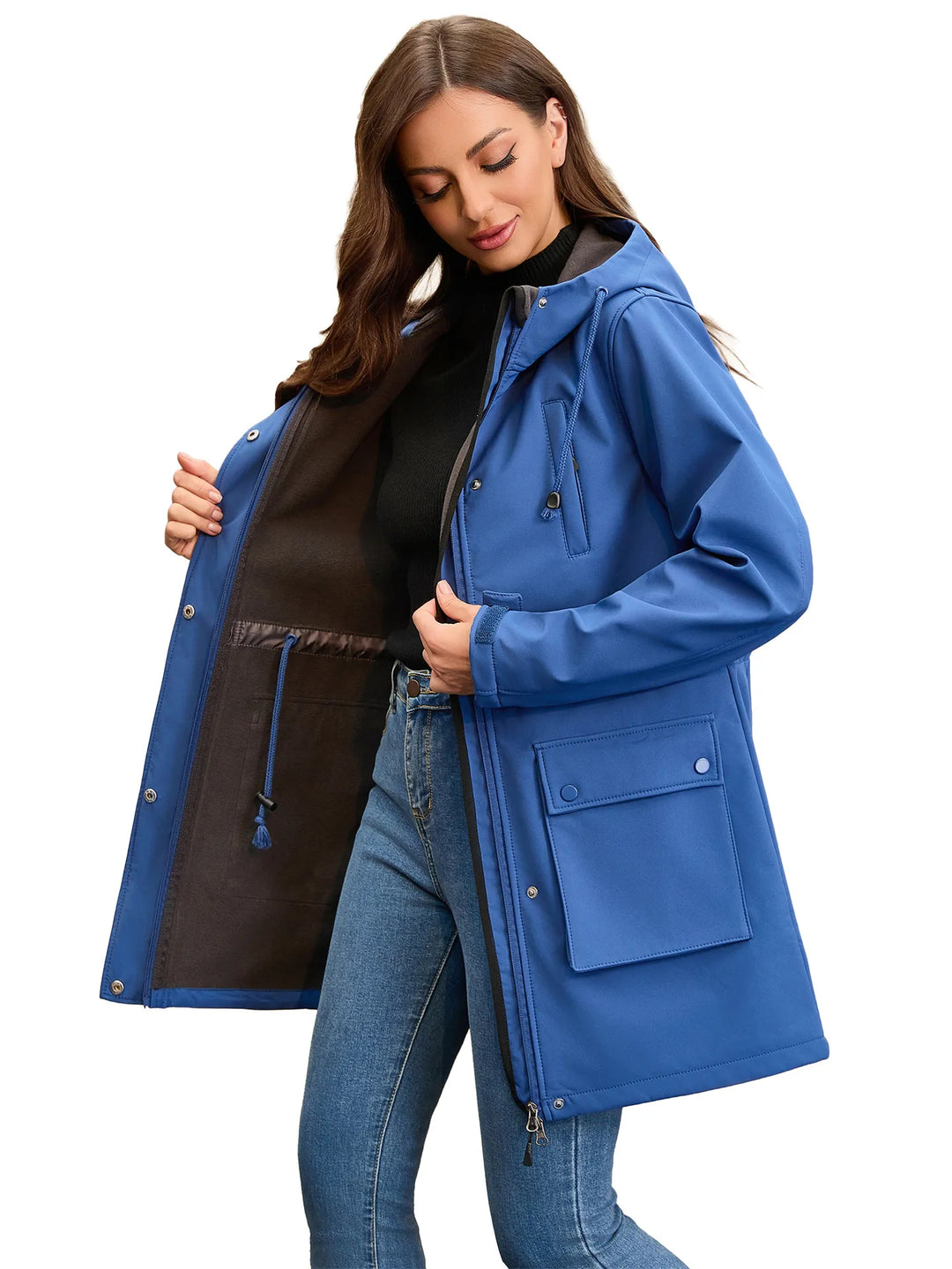 Drune | Wasserdichte Softshell-Jacke mit Kapuze für Damen Elina