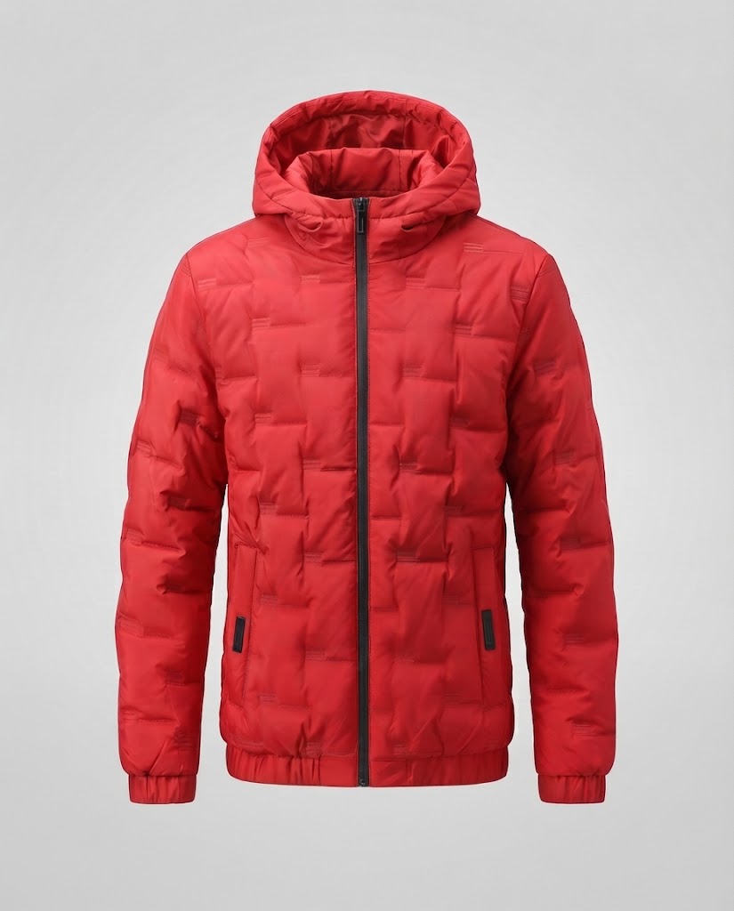 Herren Funktionale Steppjacke mit Kapuze Drune