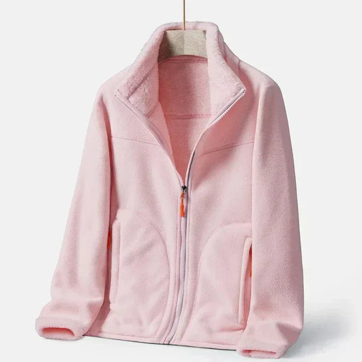 Drune | Warme Fleecejacke mit Doppelter Knopfleiste für Damen