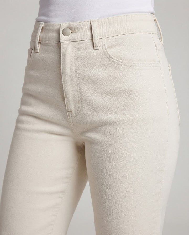 Damen Gerade geschnittene Chino-Hose mit hoher Taille und schlanker Bügelfalte Drune