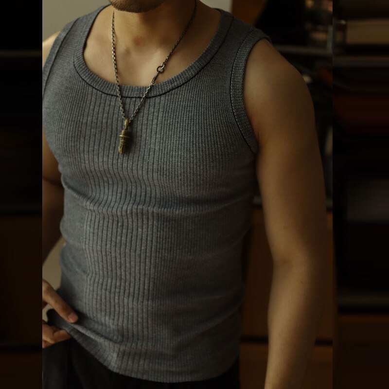 Drune | Old Money Gestricktes Tanktop