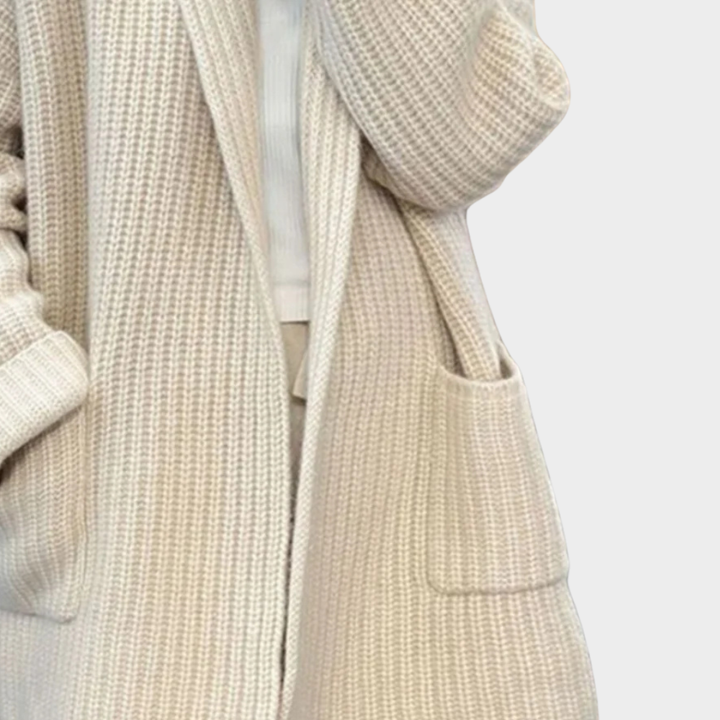 Drune | gestrickter Woll-Cardigan-Pullover