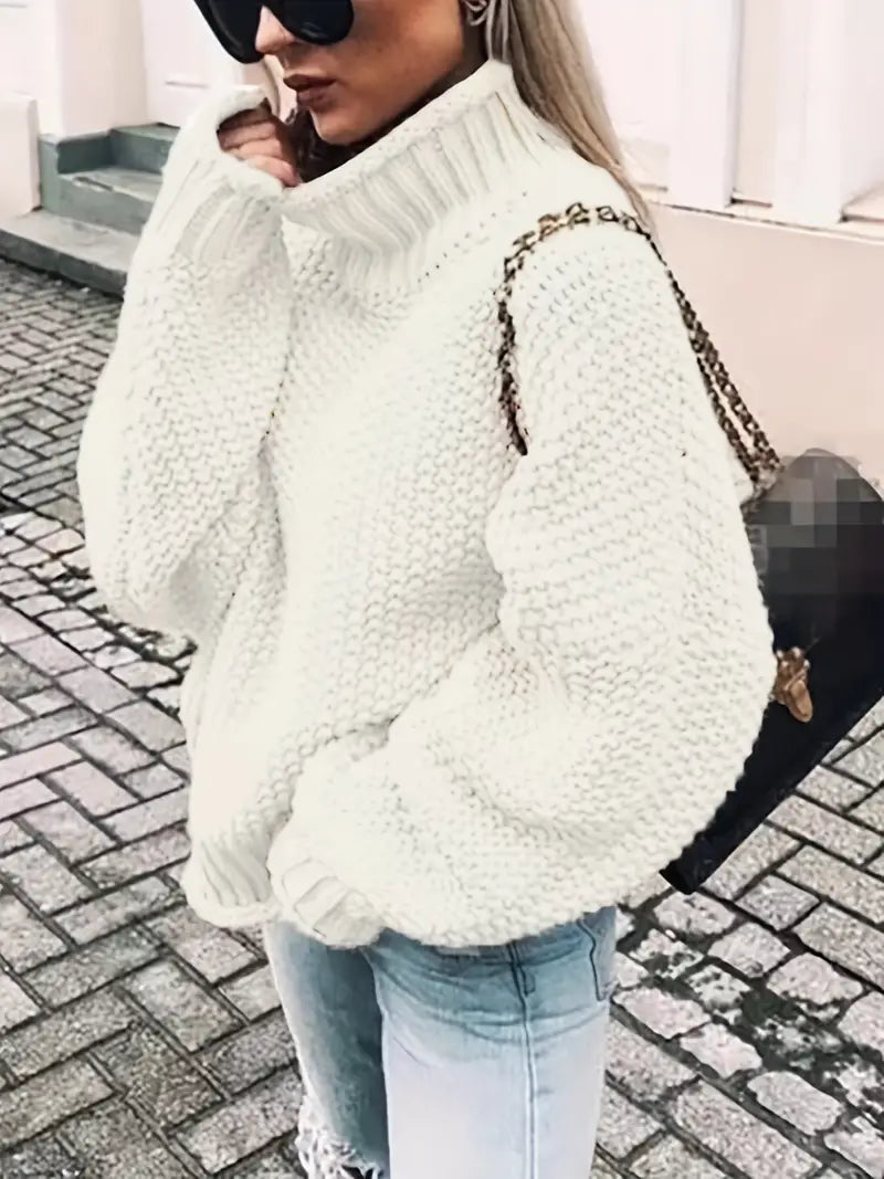 Drune | Einfarbiger Rollkragenpullover