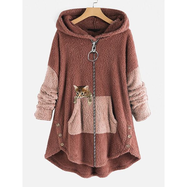 Drune | Fleecejacke mit Kapuze