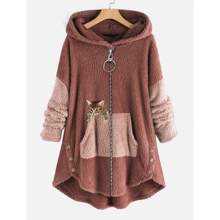 Drune | Fleecejacke in Übergröße - Perfekt für den Alltag und Outdoor-Aktivitäten für Frauen