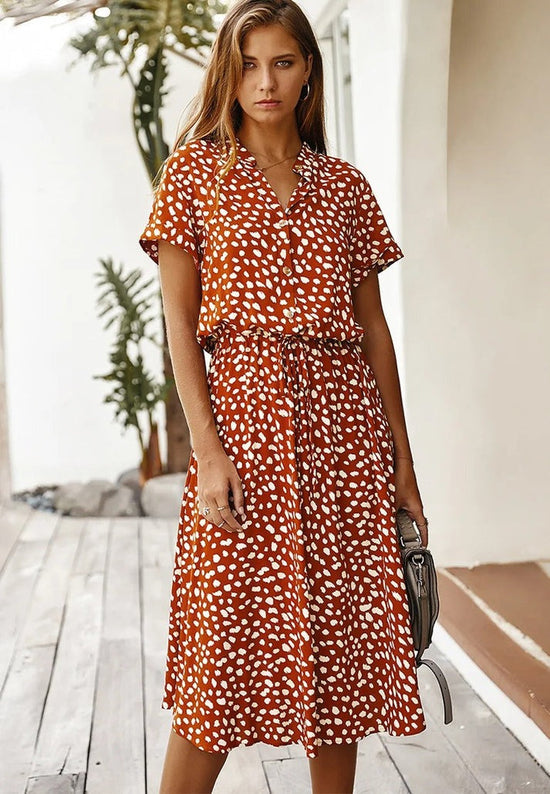 Drune | Elegantes Langarm-Winterkleid Für Frauen