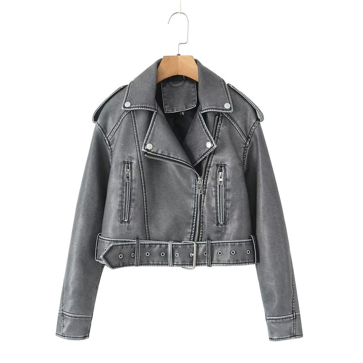 Drune | Waschbare, Farbverlaufende Lederjacke Für Damen*