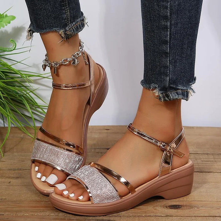 Drune | neue orthopädische Damen High Heels mit offener Zehe