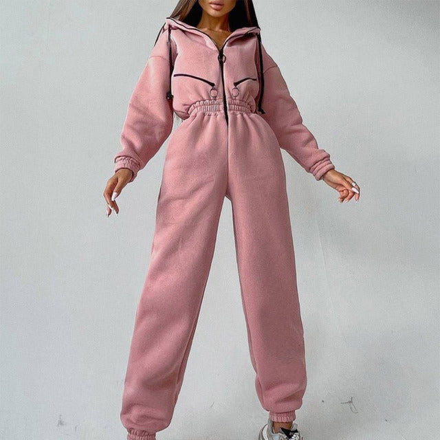 Drune | Hoodie Zweiteiliges Set für Alltag und Freizeit
