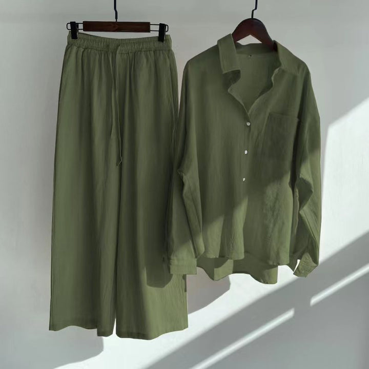Drune | Stylisches Und Zweiteiliges Leinen Set