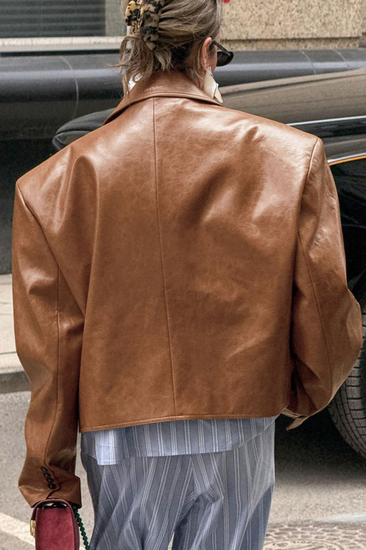 Drune | Stil PU Lederjacke