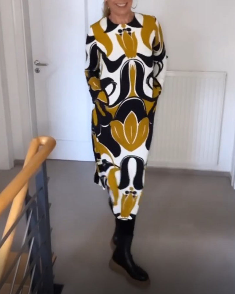 Drune | Rundhals Kleid