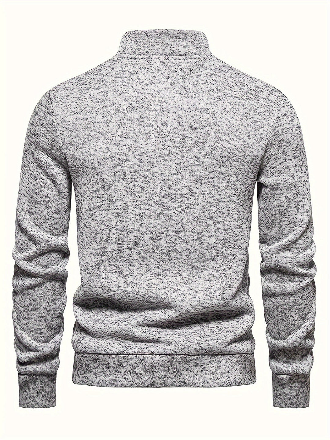 Drune | Strickpullover mit Knöpfen und Hohem Kragen Bequem und Warm Acryl