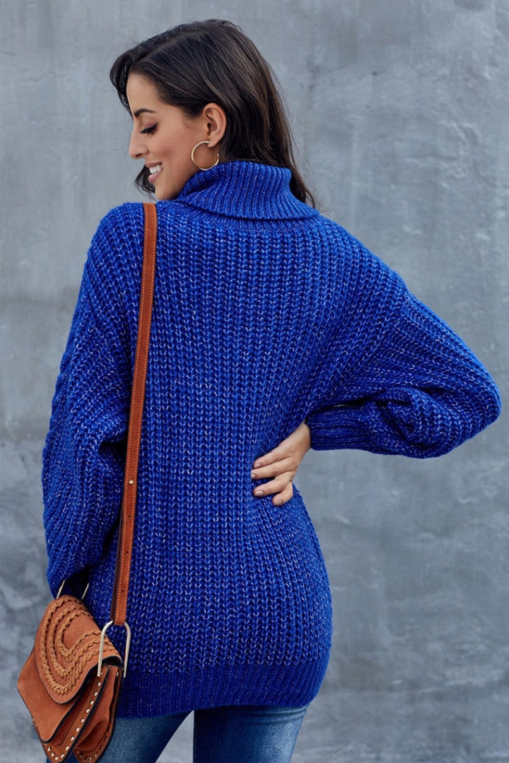 Drune Kabel Rollkragen Warmer Pullover