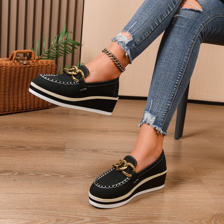 Orthopädische Slipper mit dicker Sohle und Ketten Drune Drune