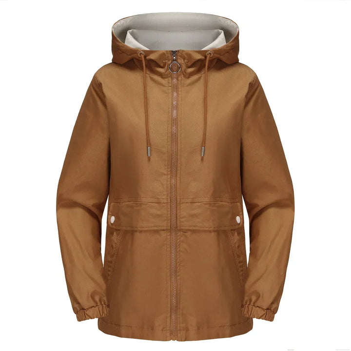 Drune | Warme Kapuzenjacke für Frauen Im Winter