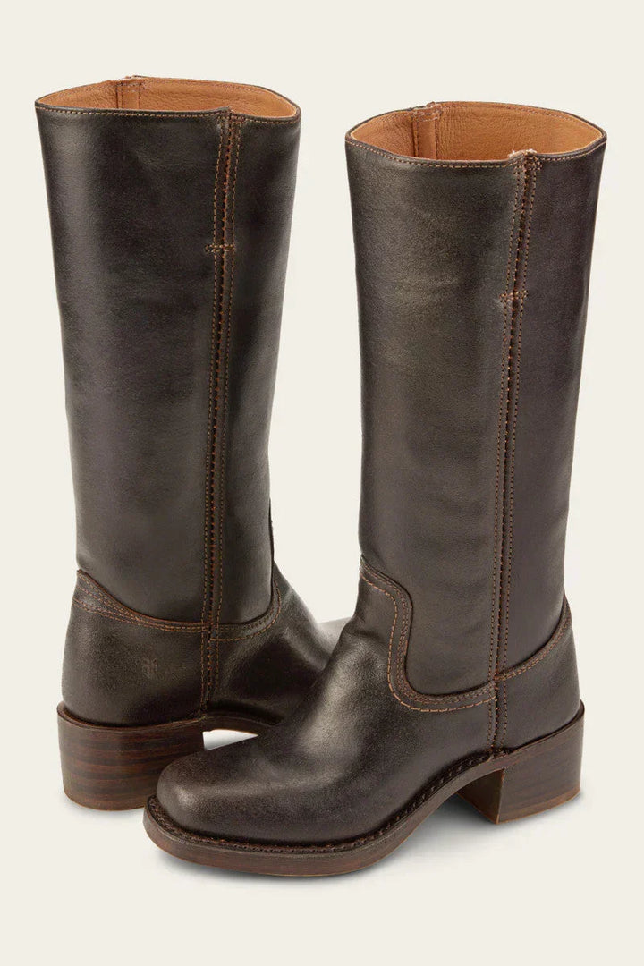 Drune | Strukturiert Hohe Stiefel Wulfrun