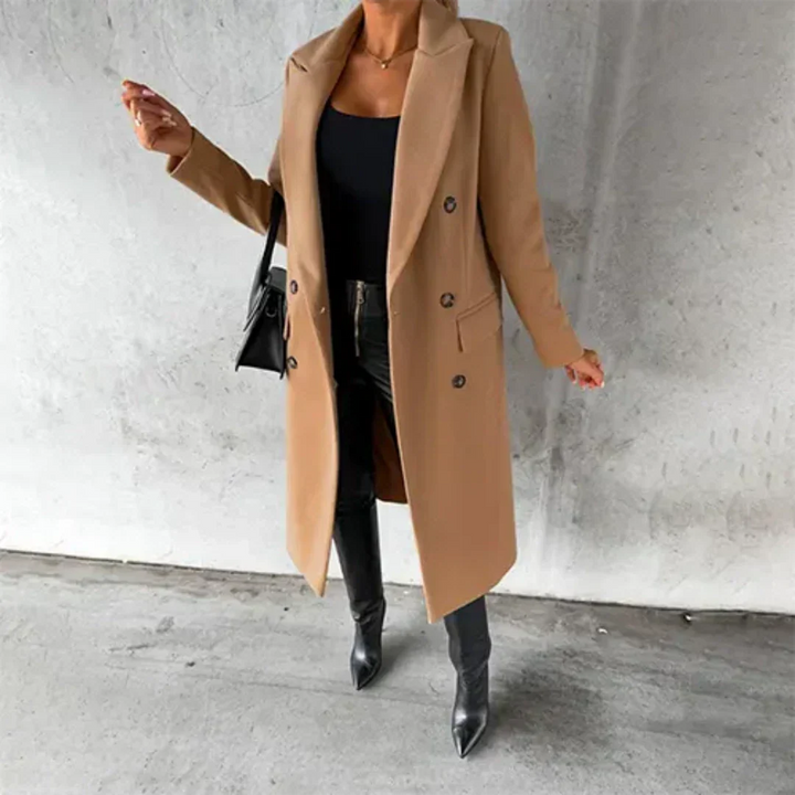 Drune | Damen Warme Trench Mantel Winter