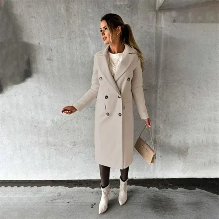 Drune | Damen Warme Trench Mantel Winter