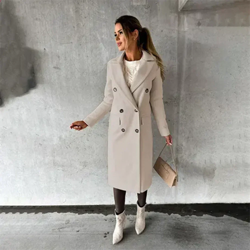 Drune | Damen Warme Trench Mantel Winter