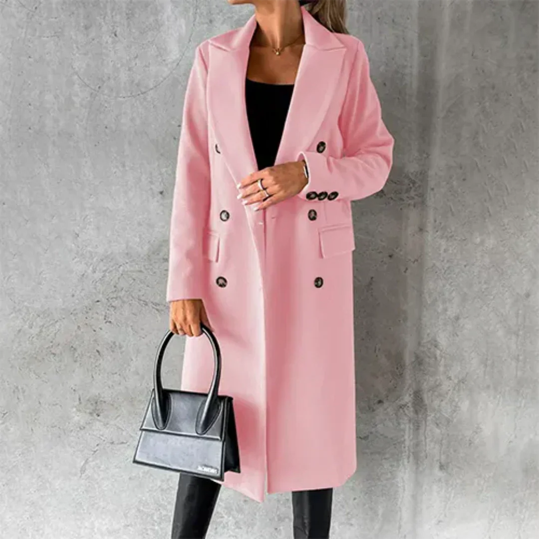 Drune | Damen Warme Trench Mantel - Winter