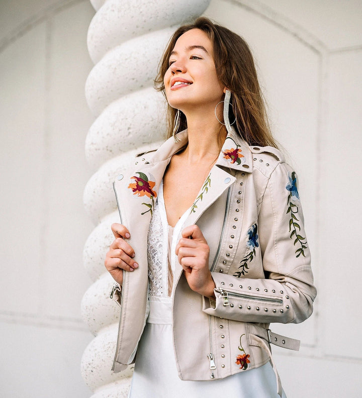 Drune | Blümchen Damenjacke