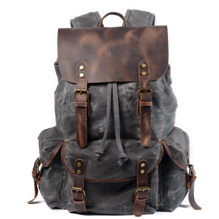Drune | Canvas Leder Rucksack - Nachhaltig und stilvoll für den täglichen Gebrauch