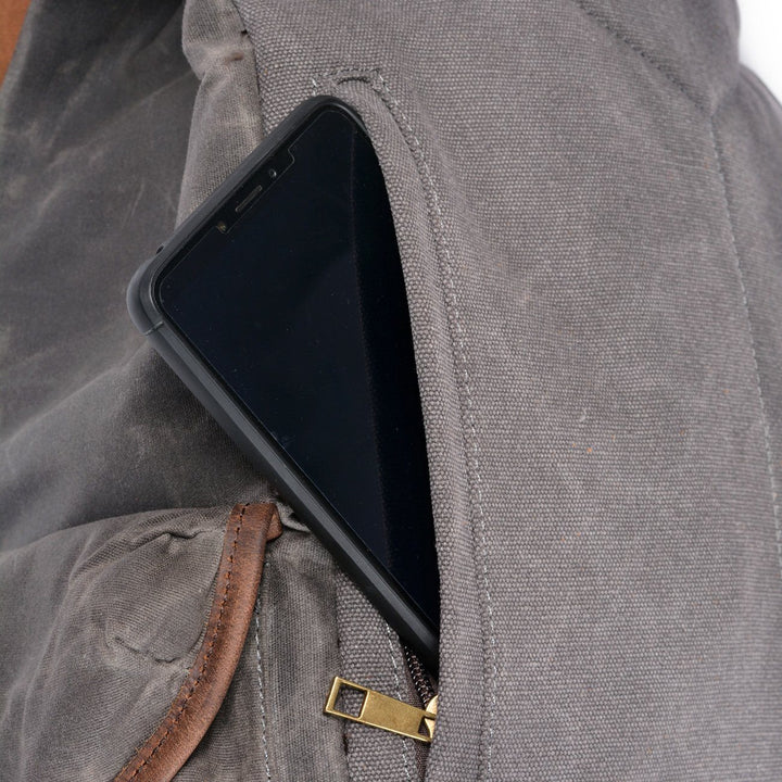 Drune | Canvas Leder Rucksack - Nachhaltig und stilvoll für den täglichen Gebrauch