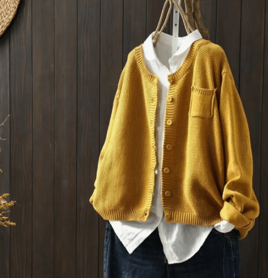 Drune | Cardigan mit klassischem Knopfdesign