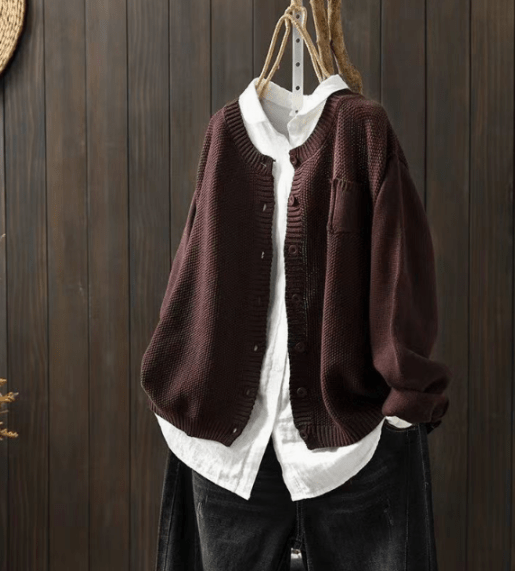 Drune | Cardigan mit klassischem Knopfdesign