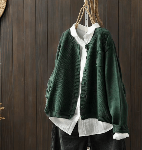 Drune | Cardigan mit klassischem Knopfdesign