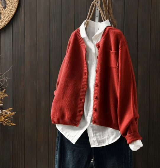 Drune | Cardigan mit klassischem Knopfdesign