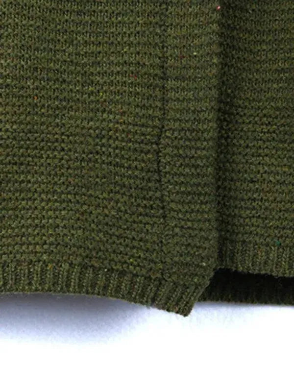 Drune | Kapuzen Langer Strickjacke Pullover