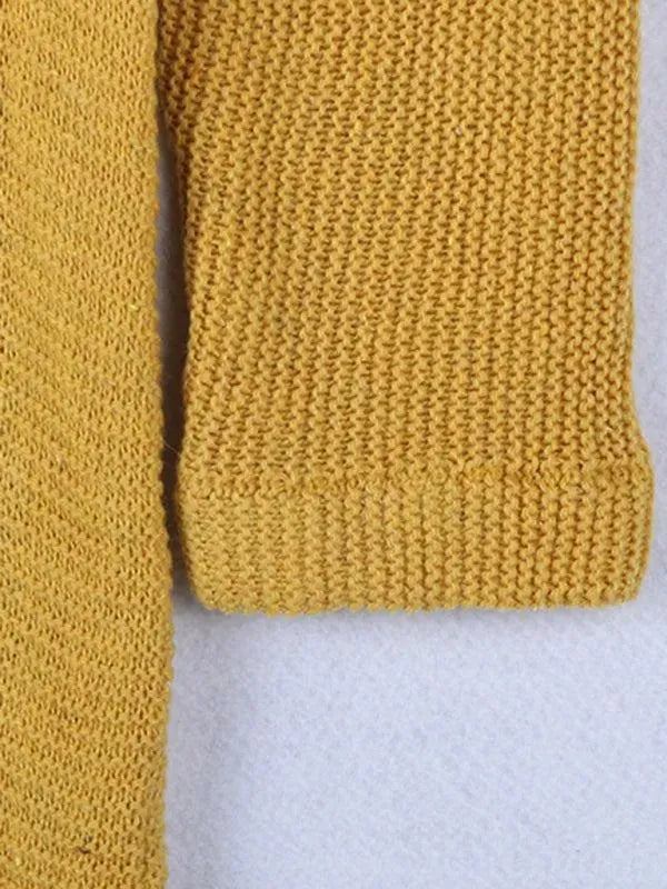 Drune | Kapuzen Langer Strickjacke Pullover