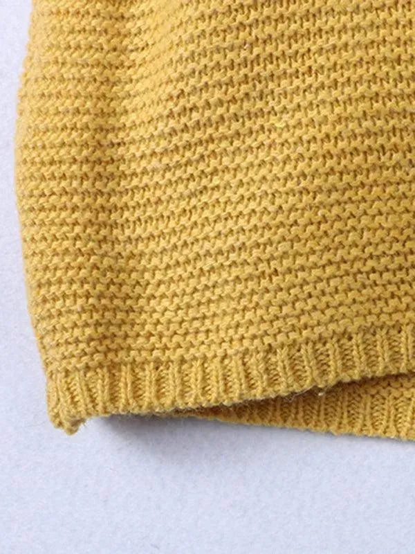 Drune | Kapuzen Langer Strickjacke Pullover